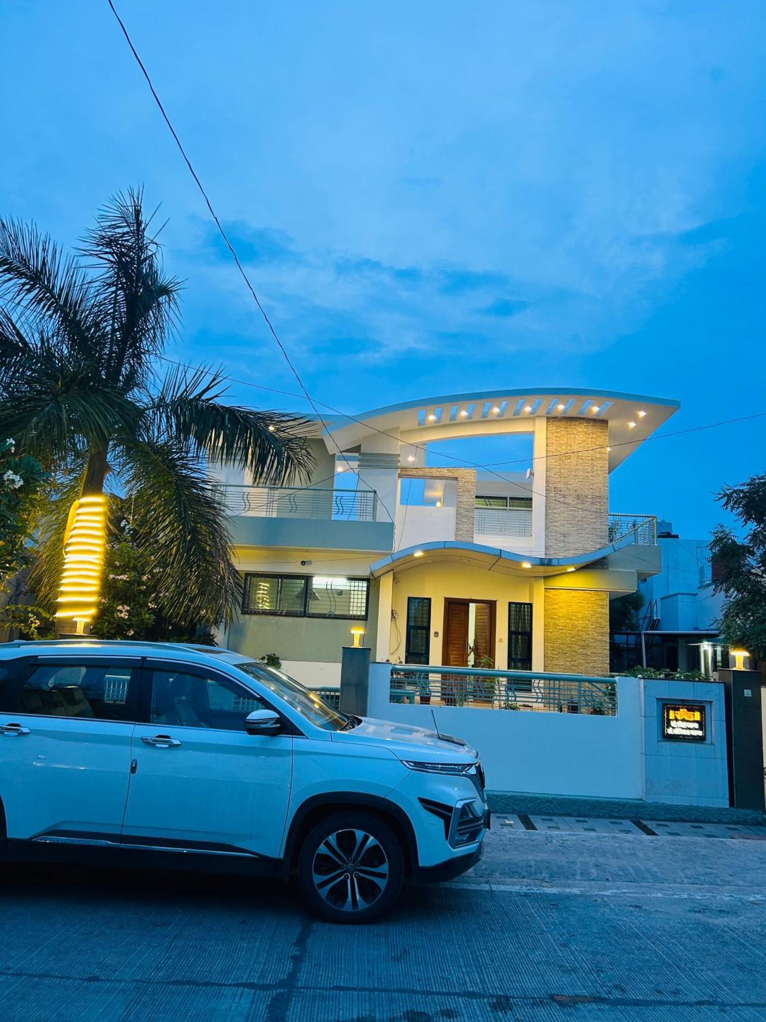 Private & Elegant 3Bhk Villa, Hillside Hideaway, 10 Mins From Mh Bus Stand Aurangabad  Eksteriør bilde